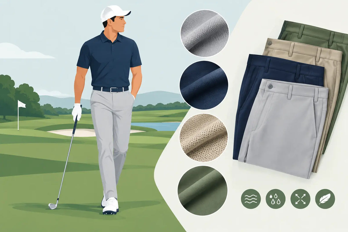 Golf Pant Fabric Guide for Better Feel and Fit