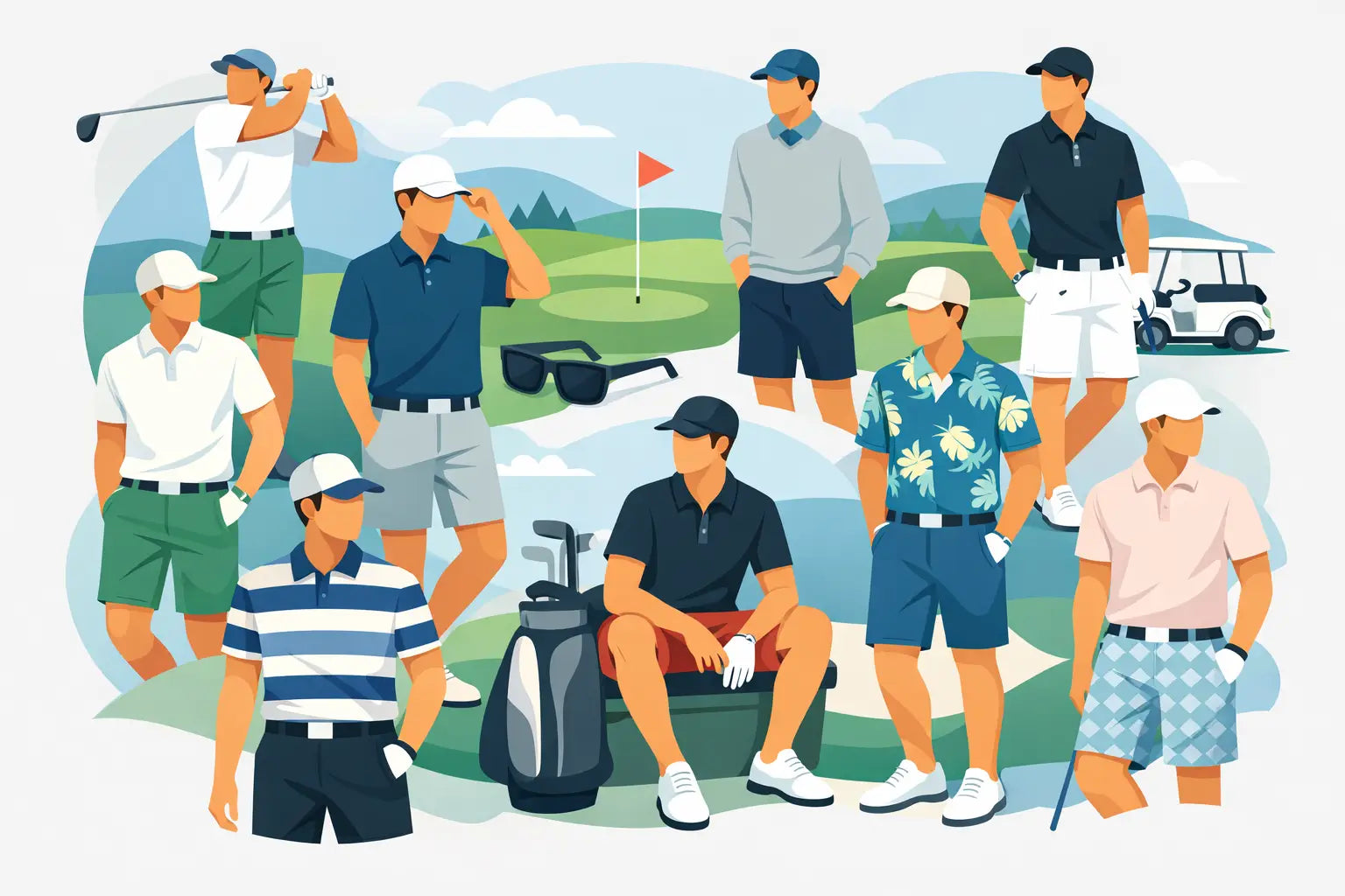 9 Golf Shorts Outfit Ideas Men Will Wear