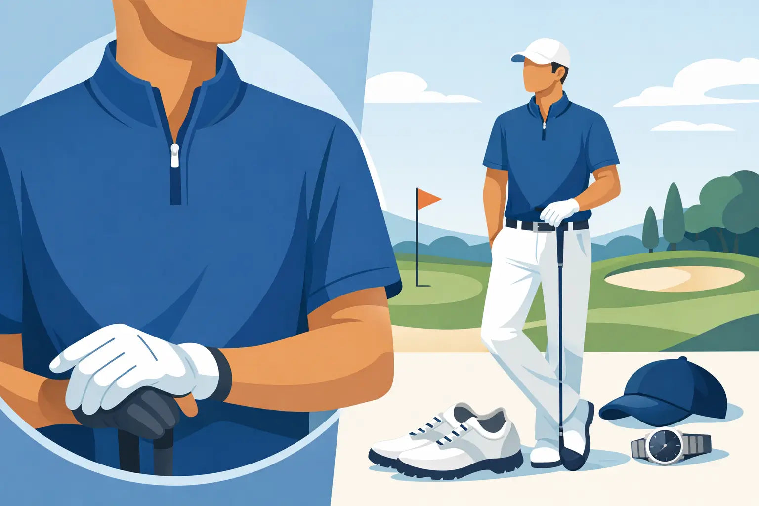 How to Style a Golf Zip Polo Right