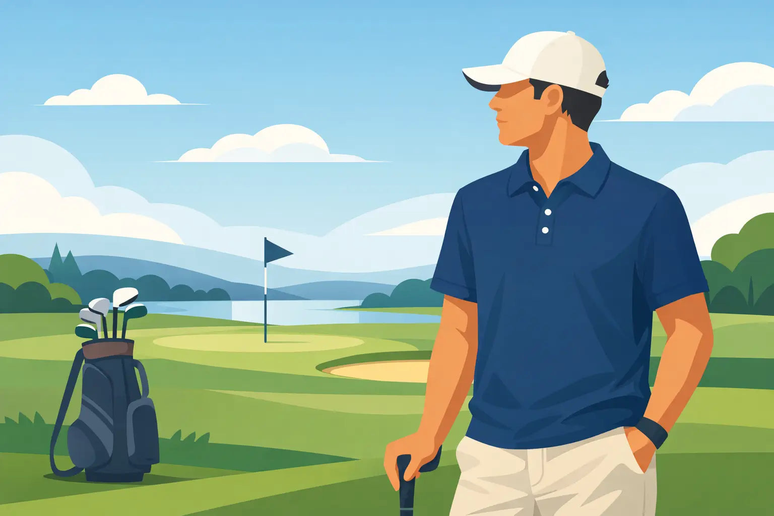Untucked Golf Polos for Men That Look Right