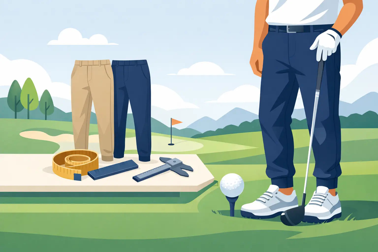 Golf Joggers Sizing Guide for Men