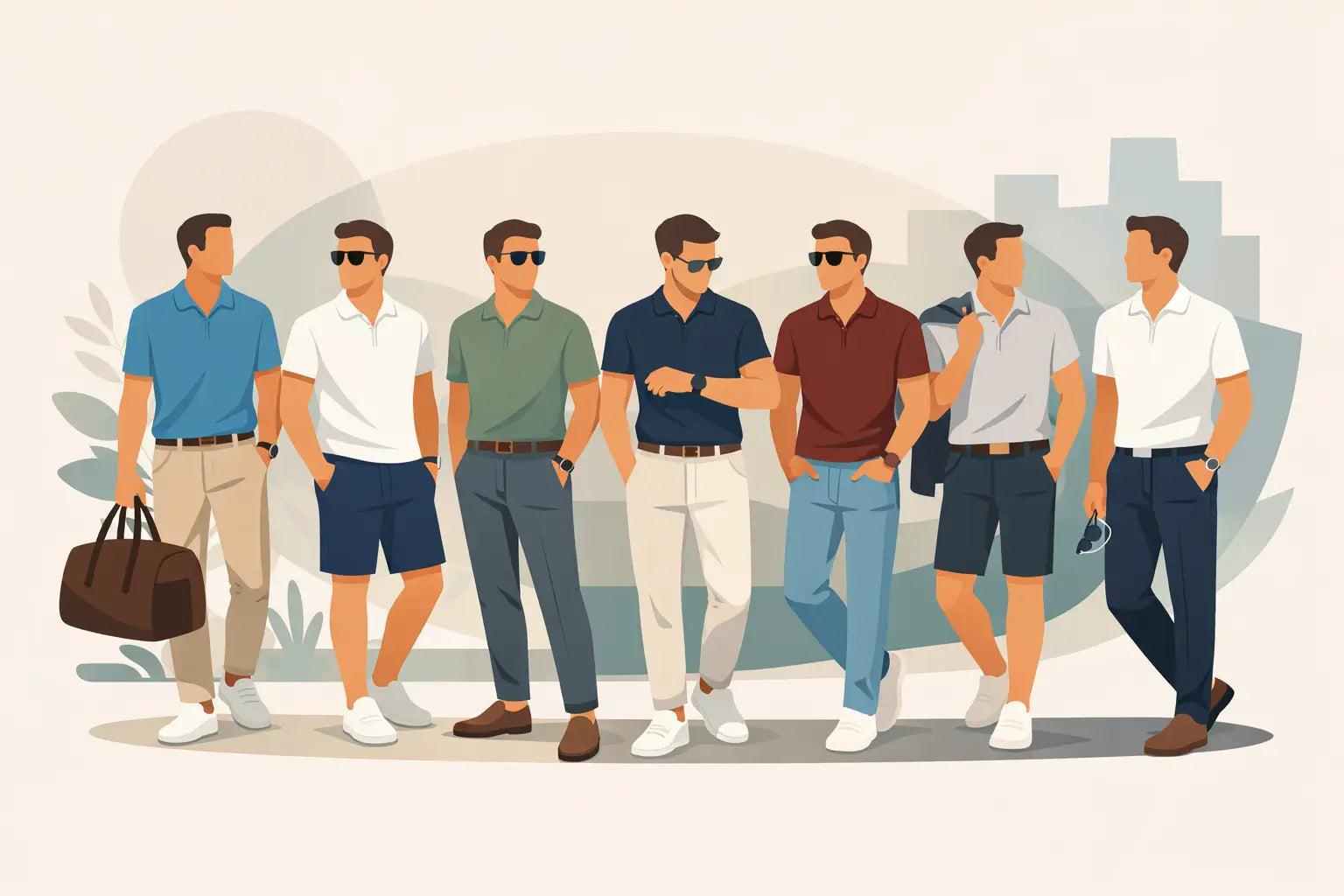 8 Blade Collar Polo Outfit Ideas for Men