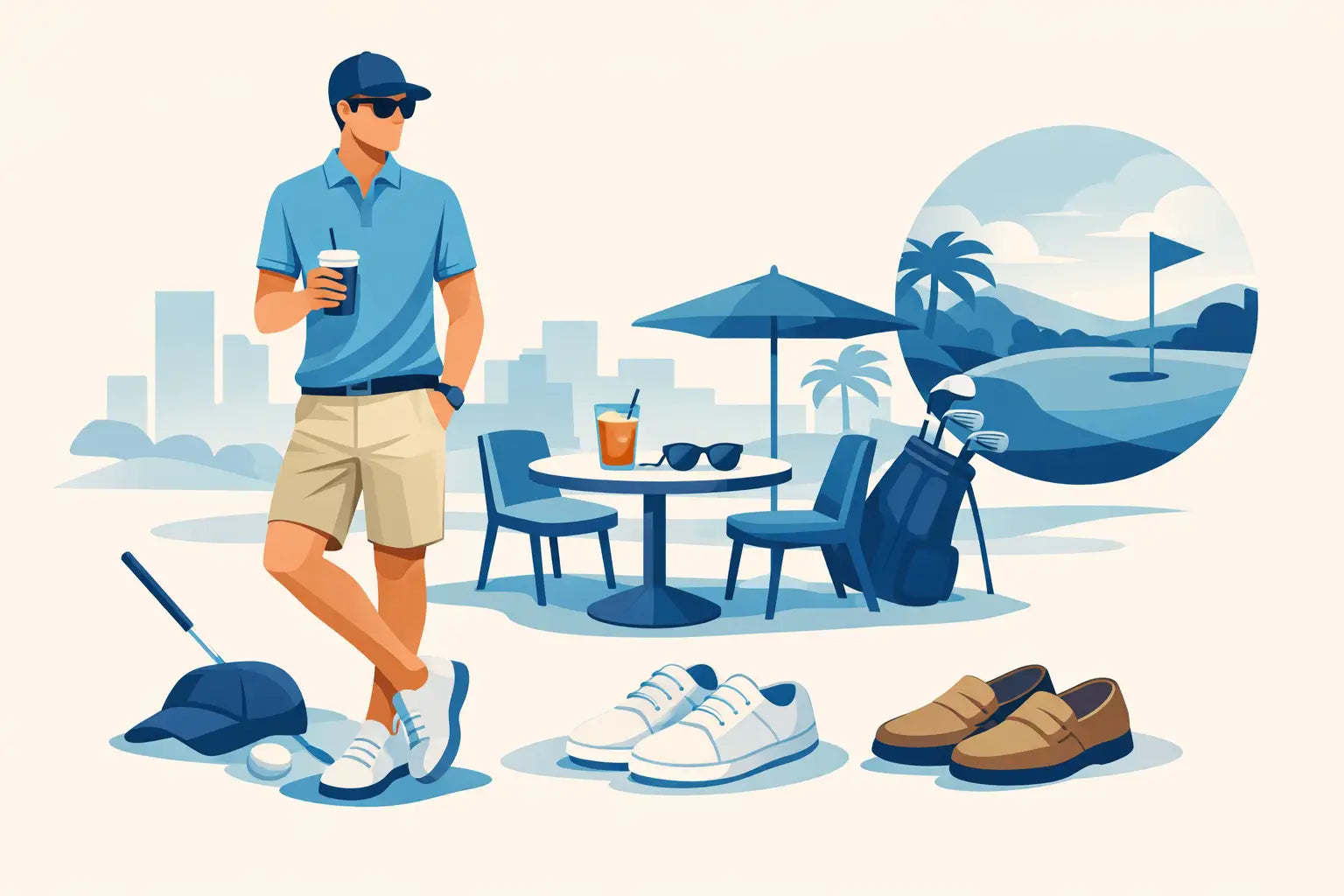 How to Wear Golf Shorts Casually