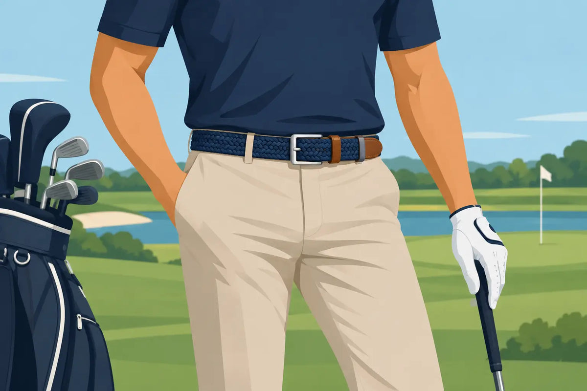 Golf Belts That Finish a Bold On-Course Look