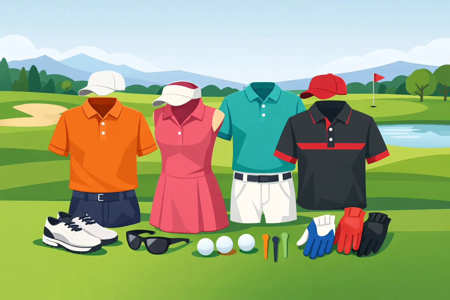 Golf Apparel Color Guide for Bold Course Style