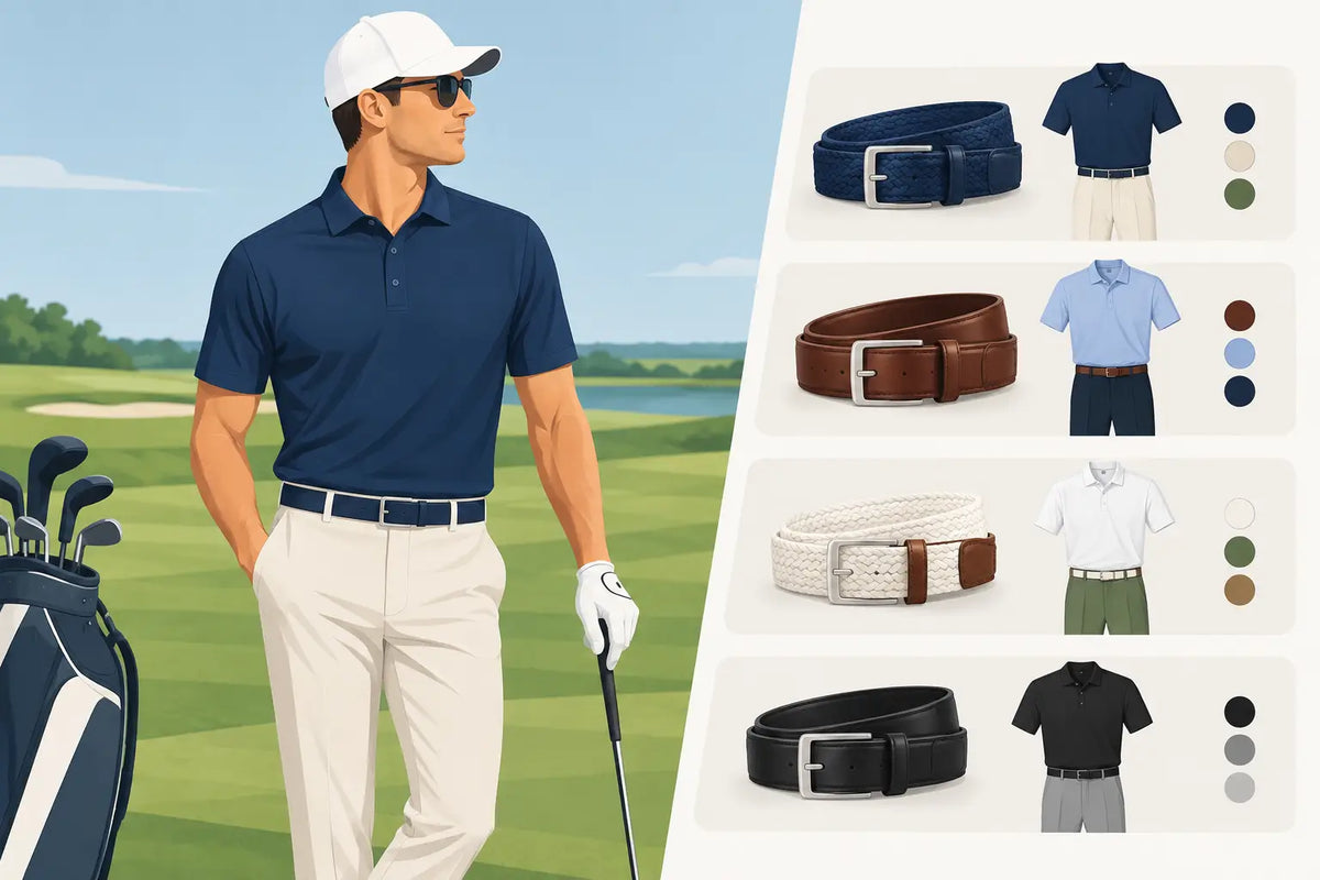 How to Match Belts With Golf Outfits With Style