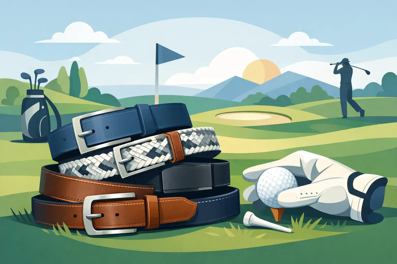 10 Best Mens Golf Belts for Sharp Style