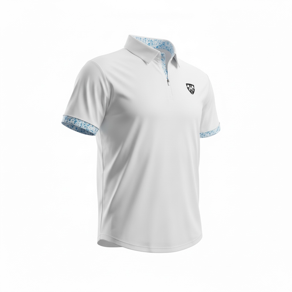 Standard Collar Zip Polo