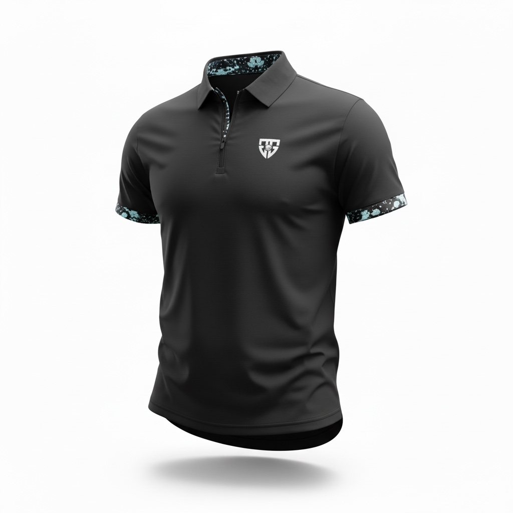 Standard Collar Zip Polo
